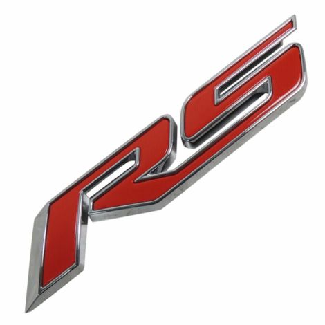 2011-15 Chevy Cruze Red RS Nameplate Front Door Emblem New OEM GM 22877479