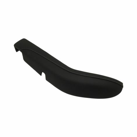 23487302 Front Armrest Cover Left Black/Light Platinum Stitch 14-19 Cadillac CTS