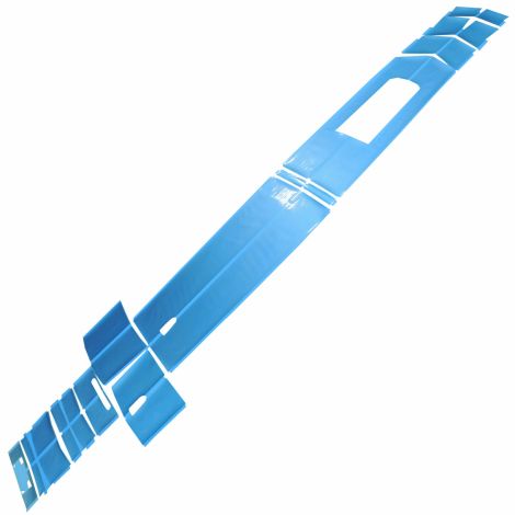 New OEM GM Indy Decal Stripe Kit Silver 2010-15 Camaro V8 without Sunroof