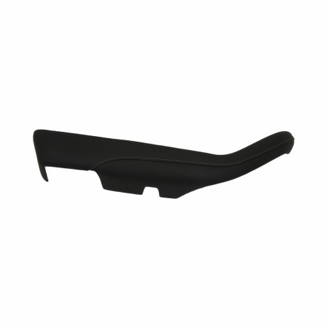 84110638 Rear Armrest Cover Left Black/Light Platinum Stitch 14-19 Cadillac CTS