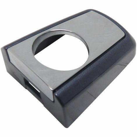 25936865 Door Handle Bezel Front LH w/Keyhole Atlantis Blue Metallic/Chrome