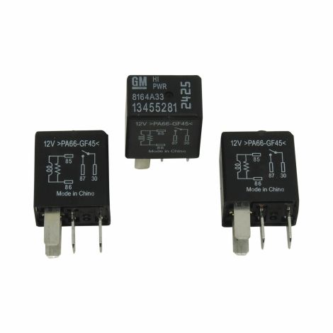 Hi Power Starter Relays 3-Pack 4 Blade OEM GM 2018-19 Equinox Terrain 13455281
