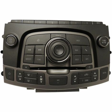 22849141 Navigation & HVAC Control Panel Assembly 2013 Buick LaCrosse