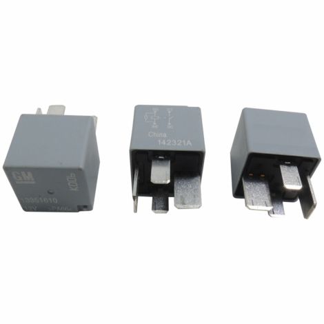 New OEM 13351610 GM Relays 3-Pack Main Universal 4-Terminal Relay